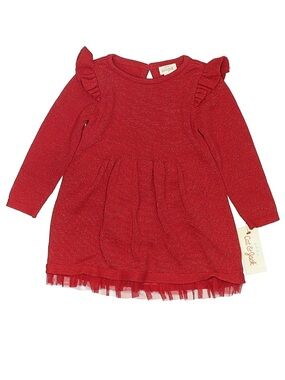 Cat & Jack Red Holiday Kids Dress